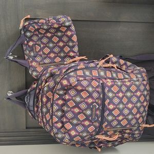 Vera Bradley Backpack & Lunchbox